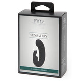 Fifty Shades of Grey Sensation Rechargeable Black G-Spot Rabbit Vibrator with Dual Stimulation VIBRATORS-RABBIT-MULTI